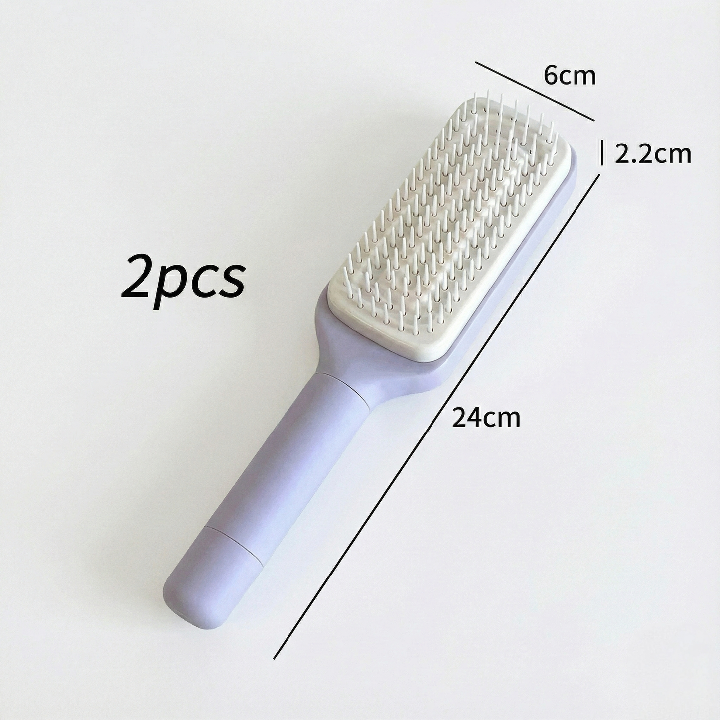 Cepillo Autolimpiante 4 en 1 con Diseño Giratorio y Masajeador