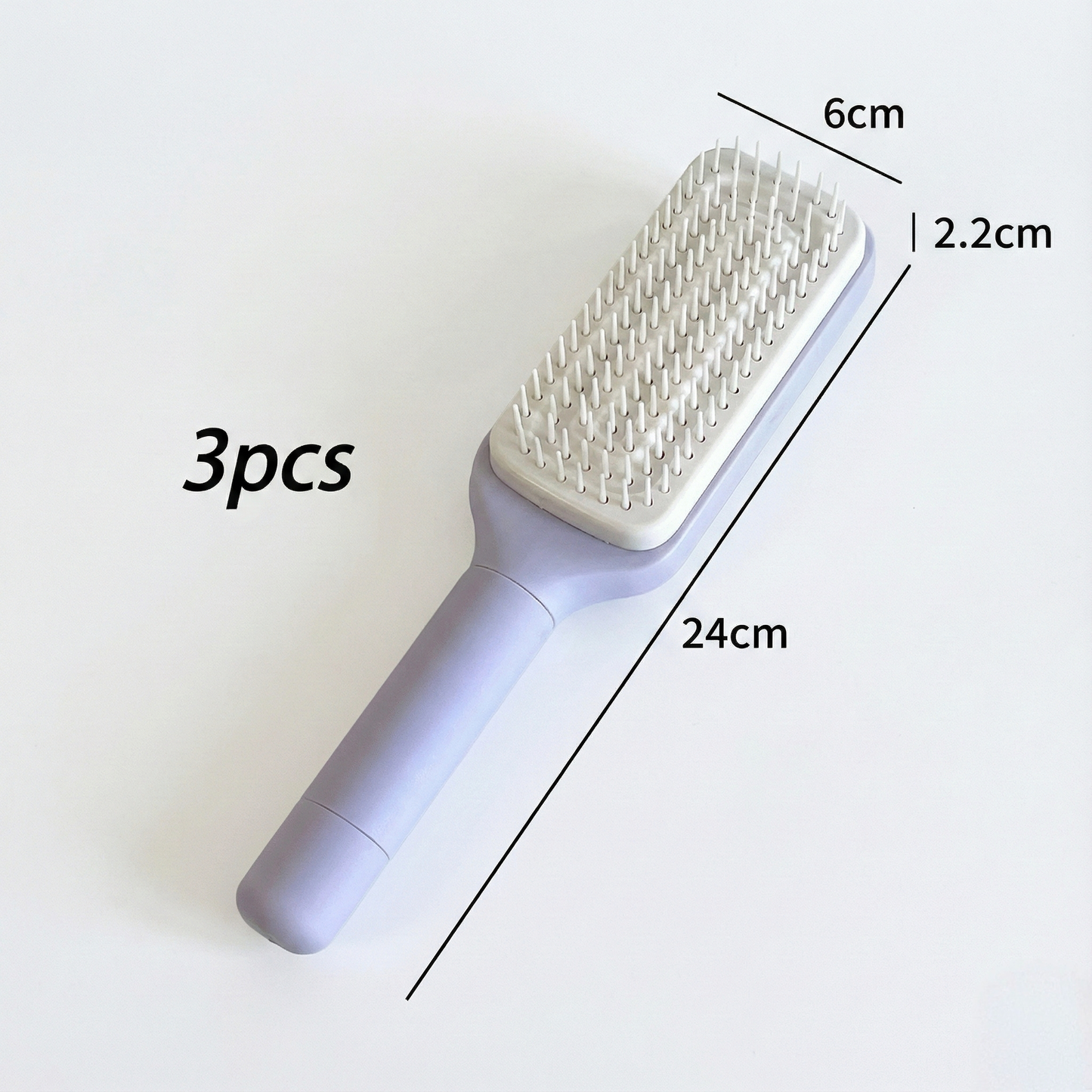 Cepillo Autolimpiante 4 en 1 con Diseño Giratorio y Masajeador